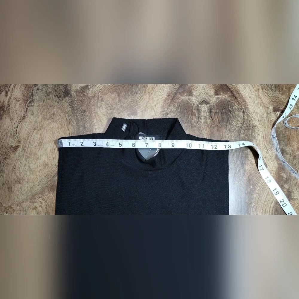 Missguided+ Classic Black Mini Dress Size (6)